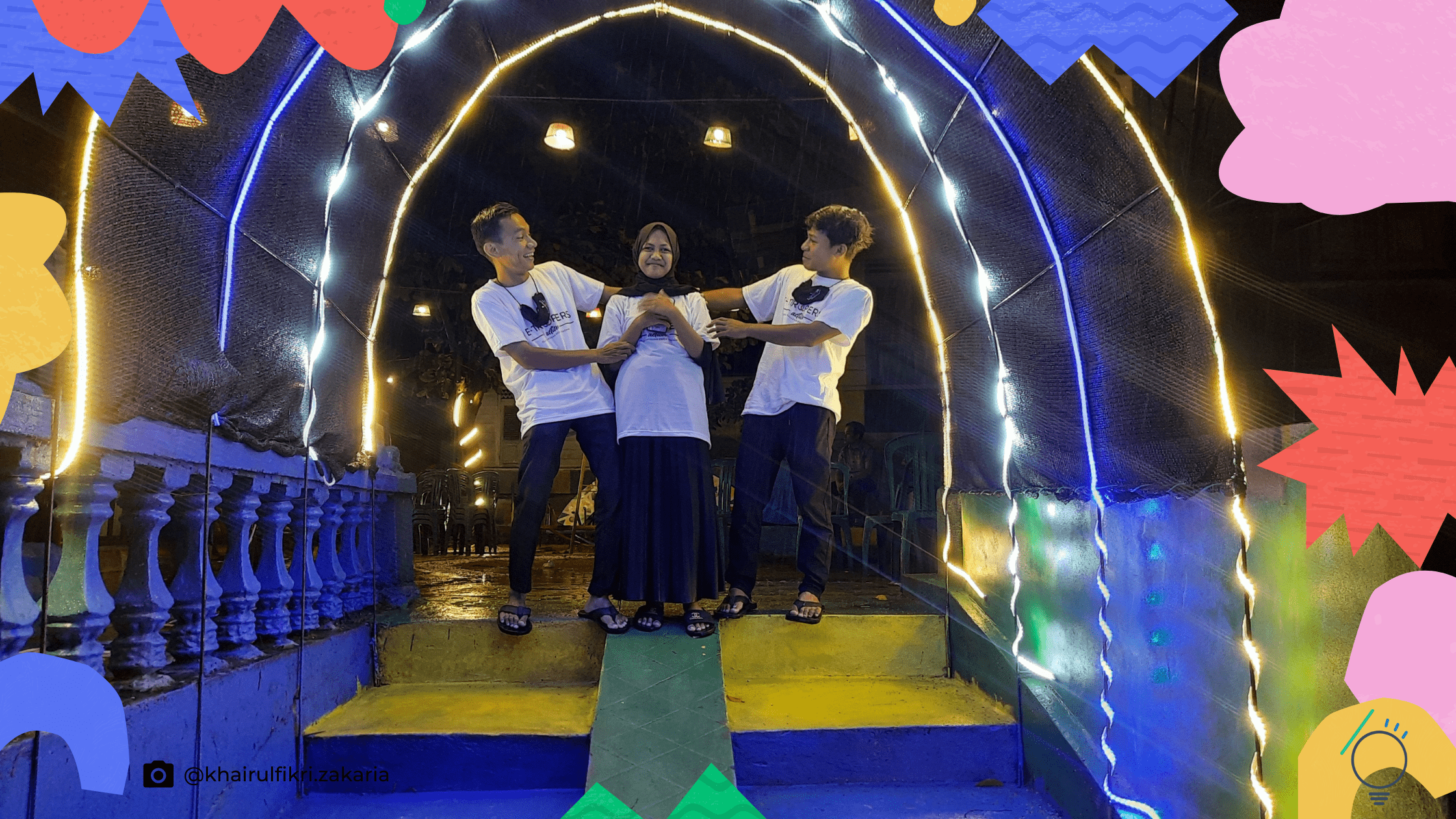 Desa Tanjung Berulak dapat Bantuan dari Erick Thohir, Taman Cantik Masa Kini ala E-Troopers